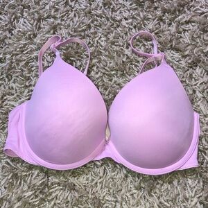 Victoria’s Secret pink push up bra pink in color size 32D everyday wear bra​​